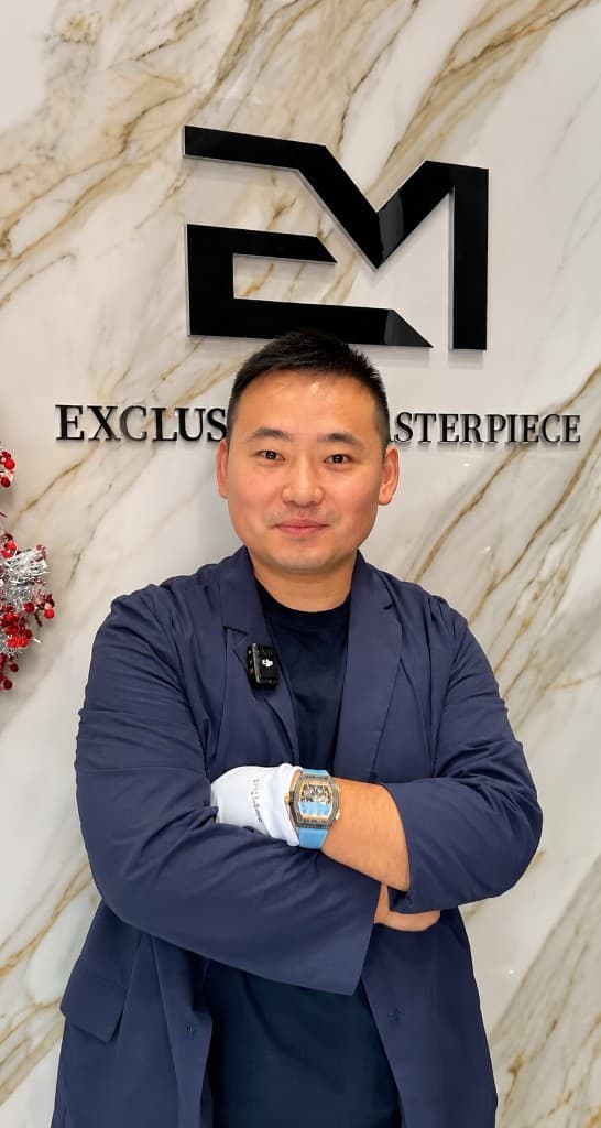Founder of Exclusive Masterpiece in the Gold Souq boutique