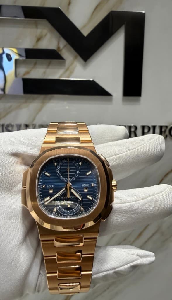 Patek Philippe Nautilus photographed in the boutique
