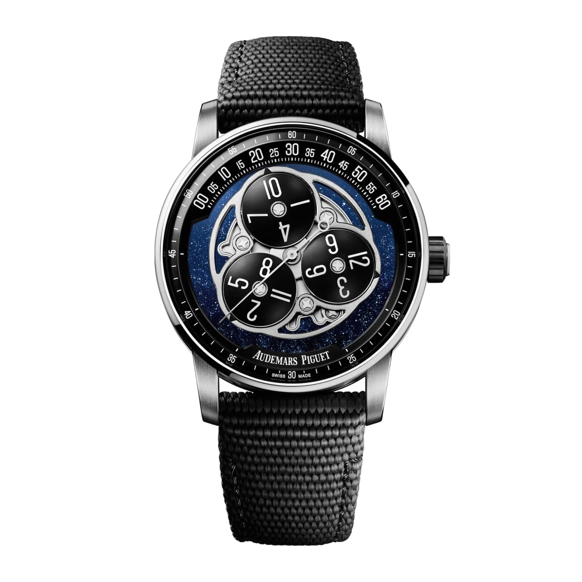 Audemars Piguet Code 11.59 Starwheel in white gold with blue aventurine dial and wandering hours